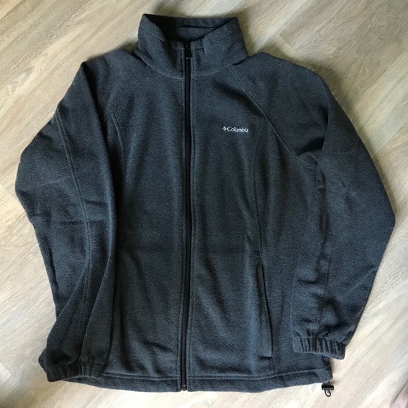 Columbia Fleece Full Zip-Up Jacket Size Large - Picture 3 of 5